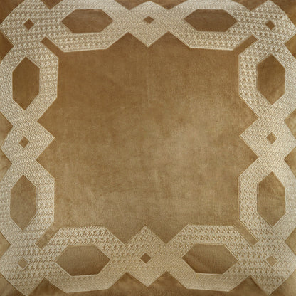 Luxurious Gold Velvet Pillow Sham - 26x26"