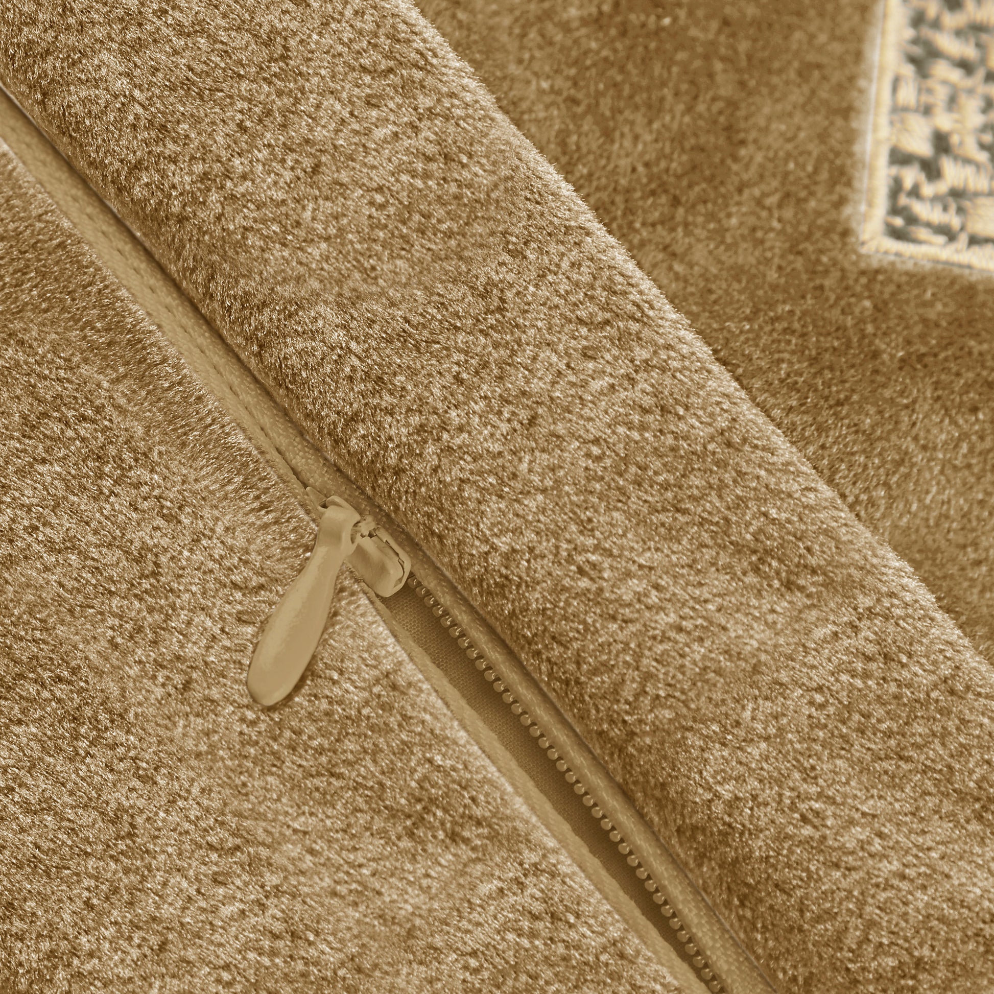 Luxurious Gold Velvet Pillow Sham - 26x26"