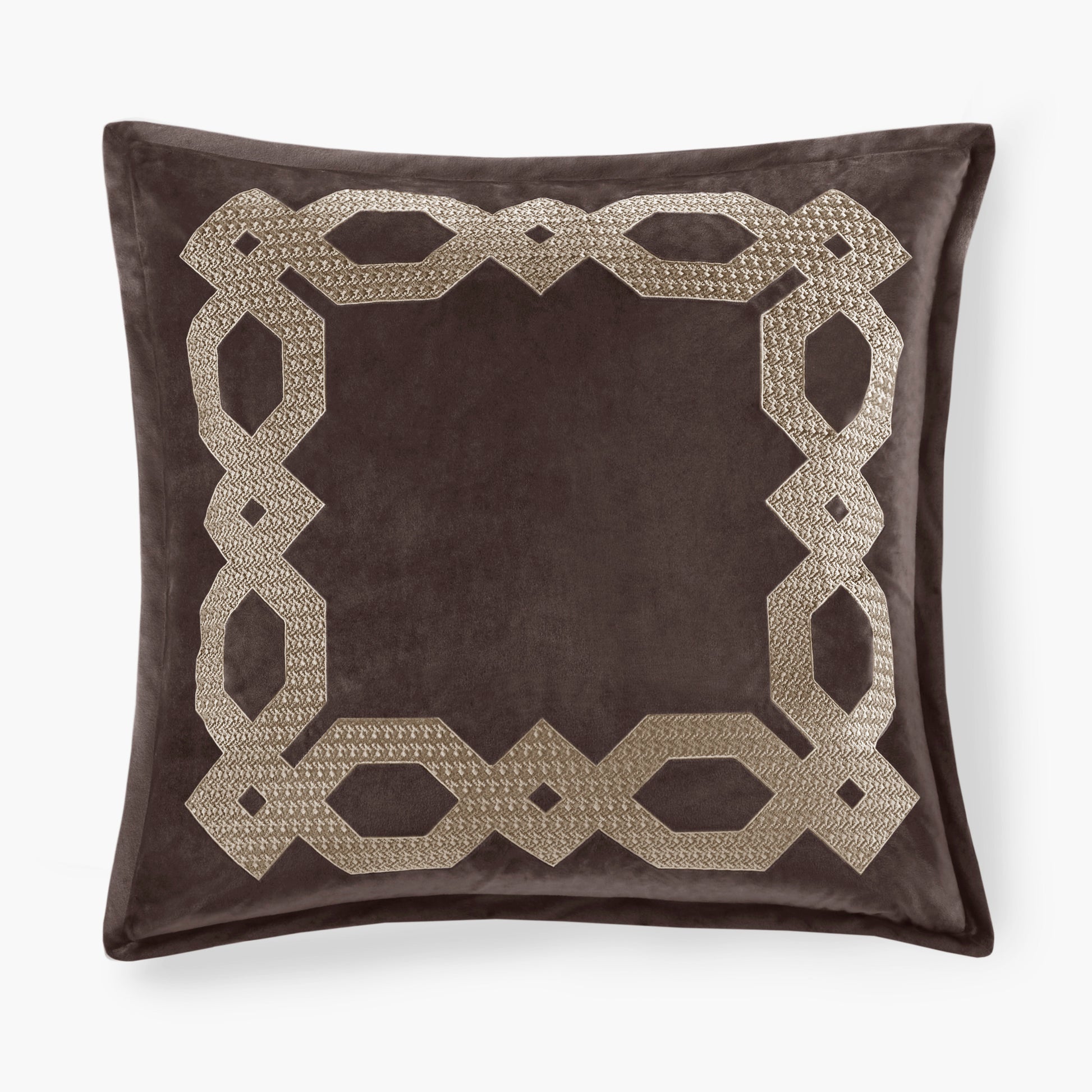 European Pillow Sham Brown 26x26"