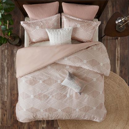 King Size Blush Cotton Comforter Set