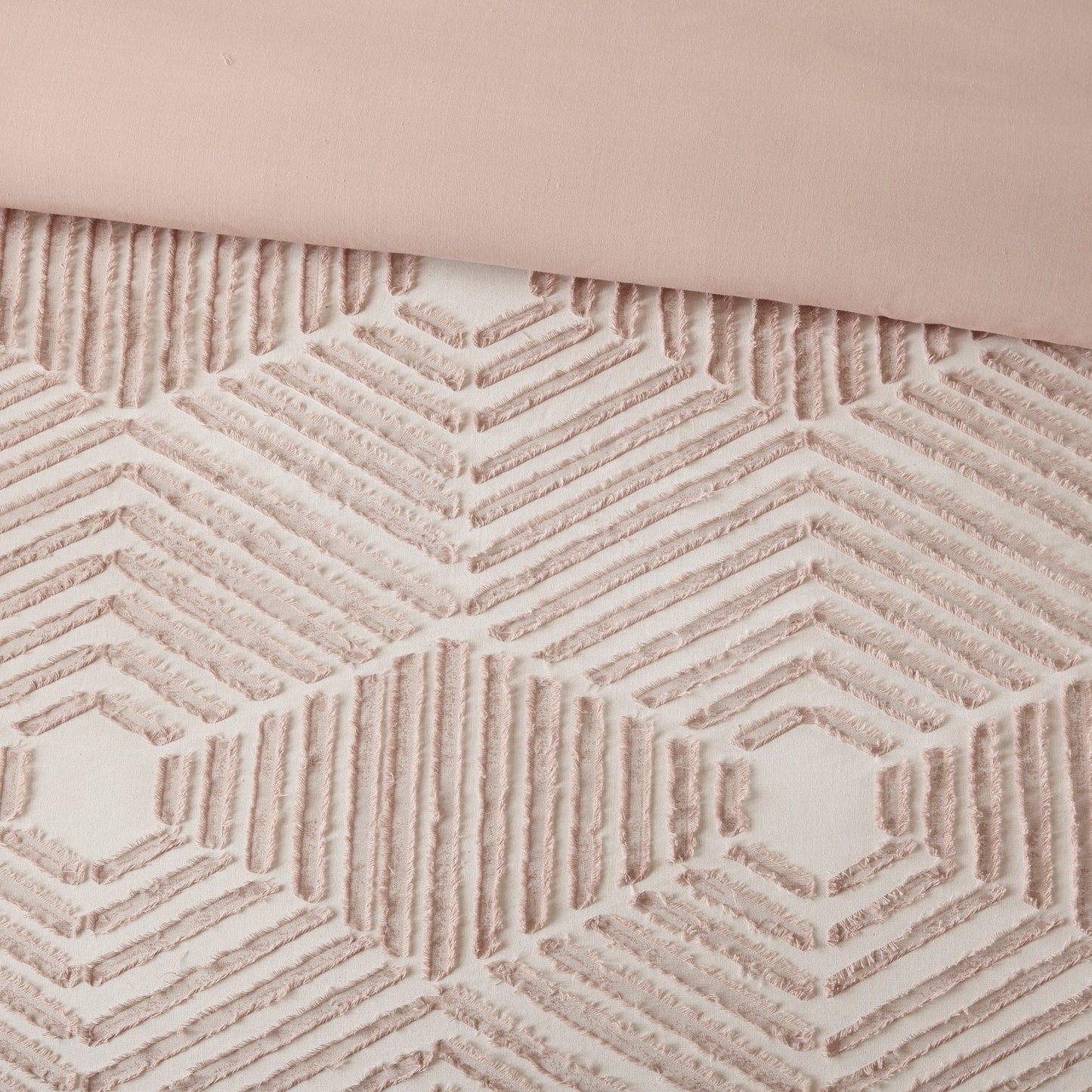 King Size Blush Cotton Comforter Set