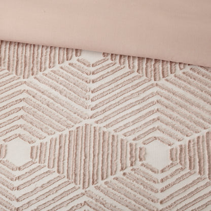 King Size Blush Cotton Comforter Set