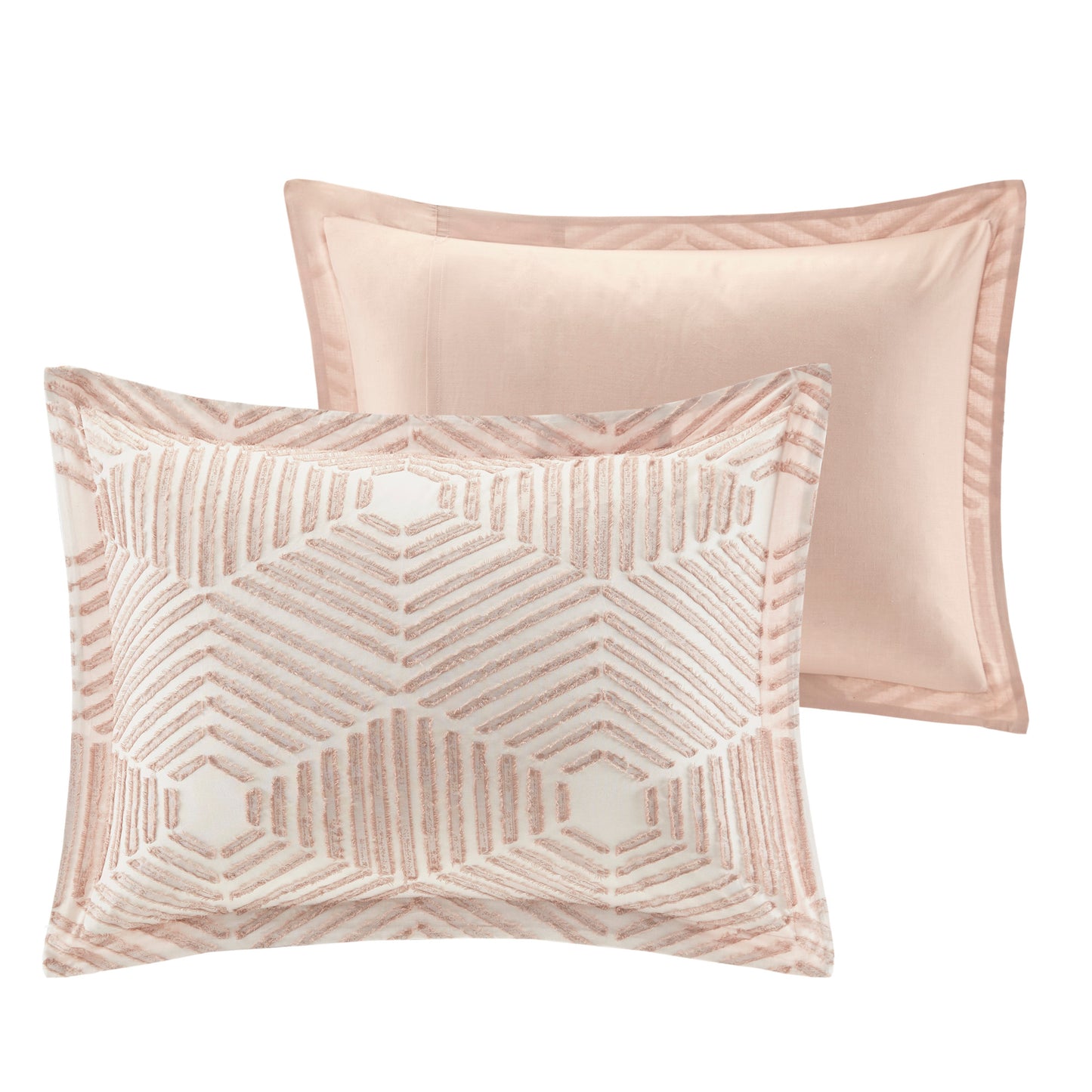 King Size Blush Cotton Comforter Set