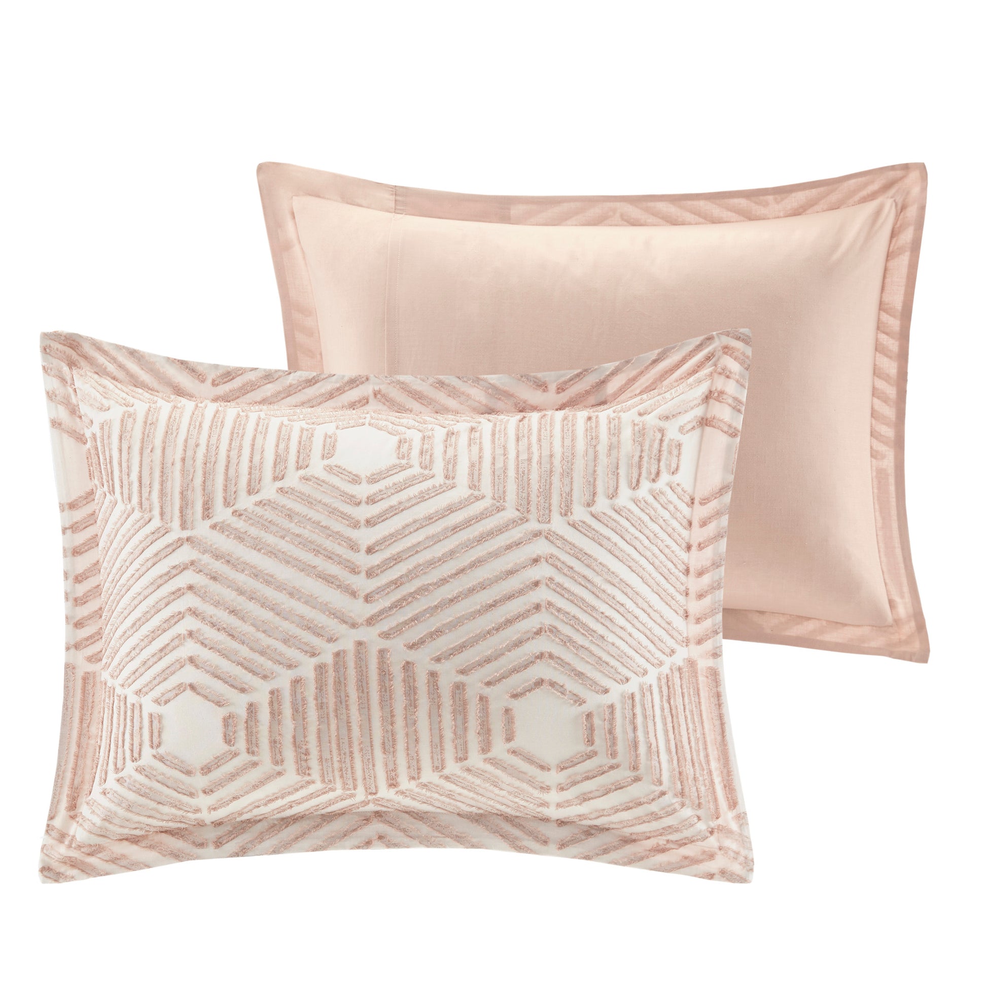 King Size Blush Cotton Comforter Set
