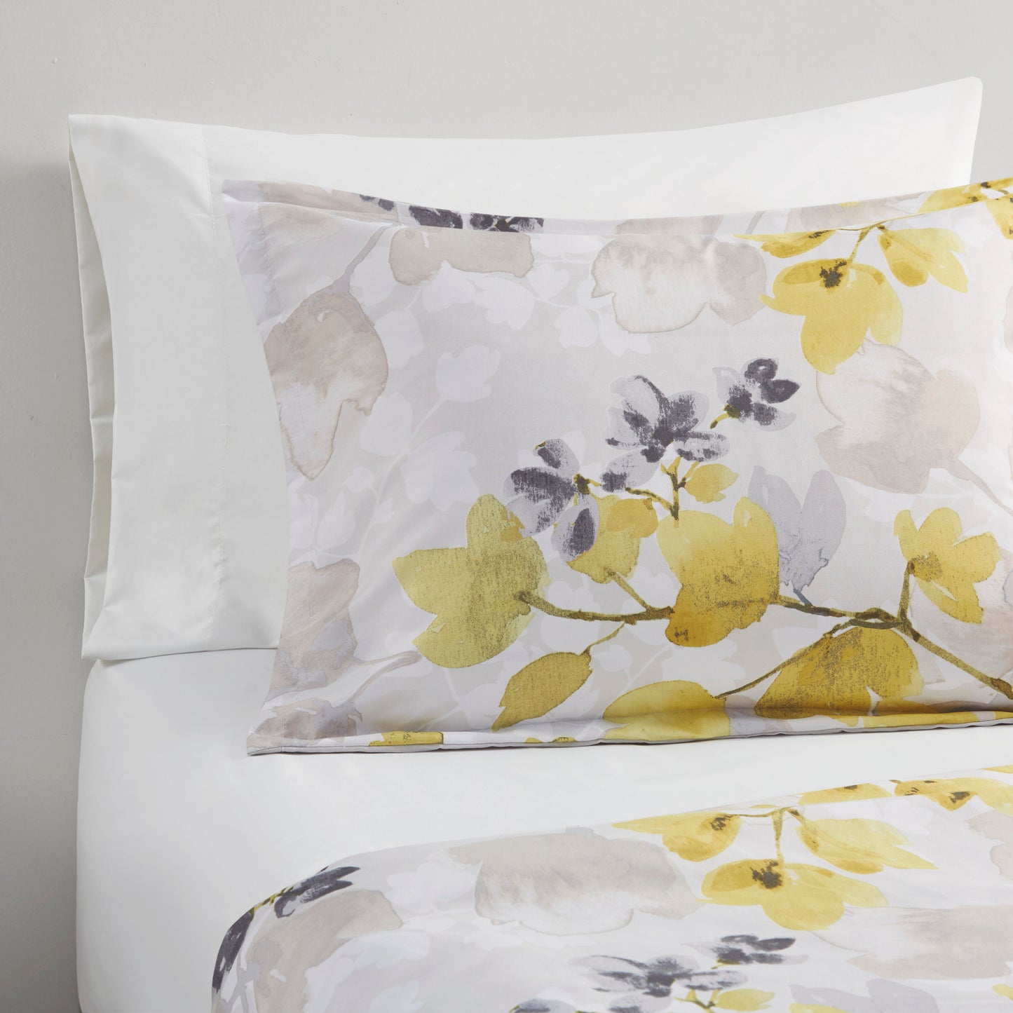 Multicolor Botanical Comforter Set - Queen Size
