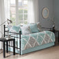 6 Piece Reversible Daybed Cover Set Aqua Daybed