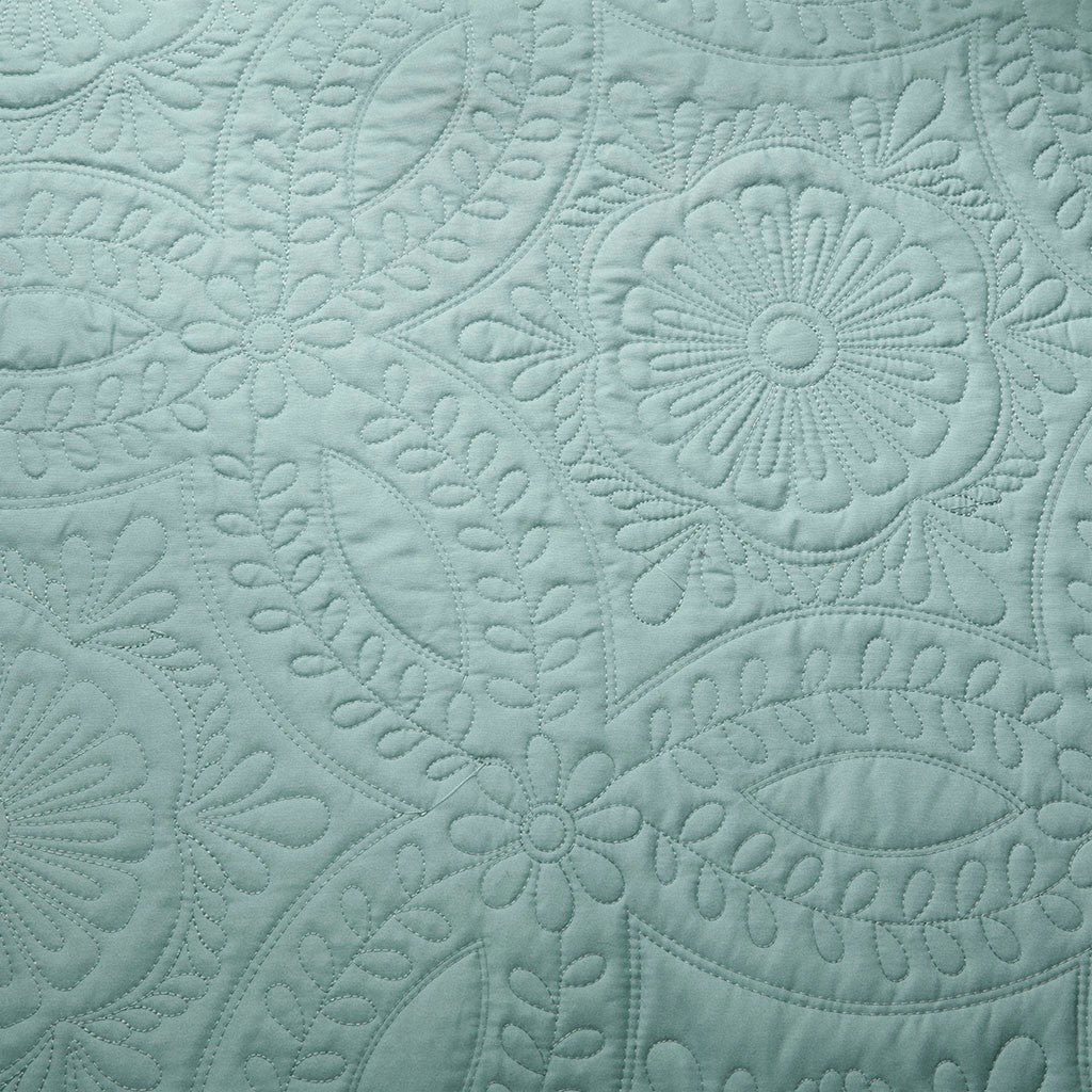 Twin Size Blue Cotton Daybed Cover Set