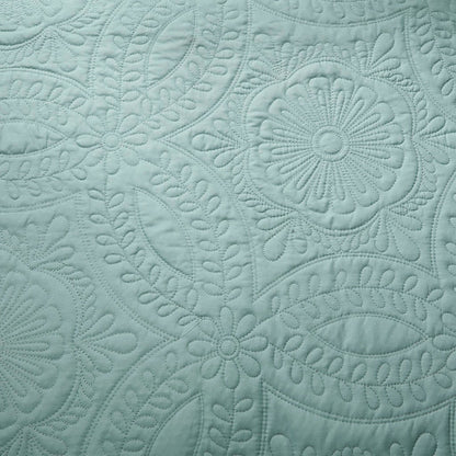 Twin Size Blue Cotton Daybed Cover Set