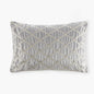 Oblong Decor Pillow Silver 22x15"