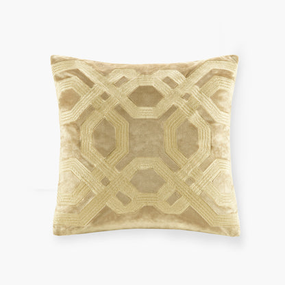 Square Decor Pillow Gold 18x18"