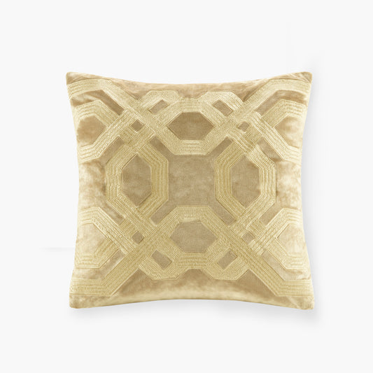 Square Decor Pillow Gold 18x18"