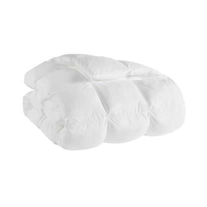 Overfilled White Comforter - Plush Comfort & Storage