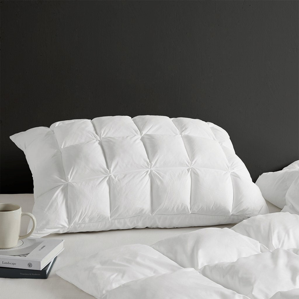 White Polyester Pillow Protector Single Bed