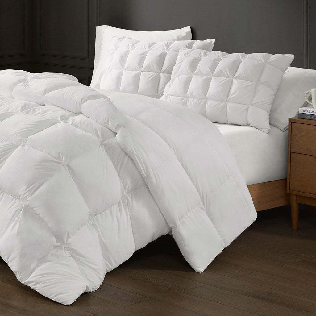 White Polyester Pillow Protector Single Bed