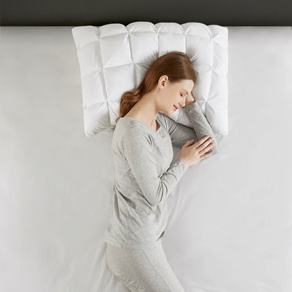 White Polyester Pillow Protector Single Bed