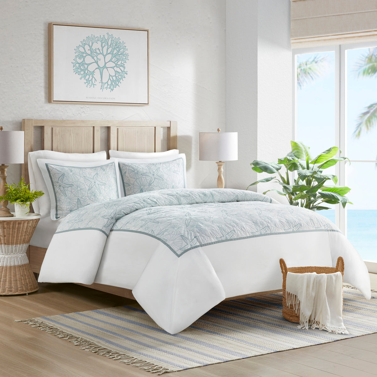 King Cotton Multicolor Duvet Cover Set