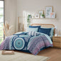 Full Boho Comforter Set with Bed Sheets
