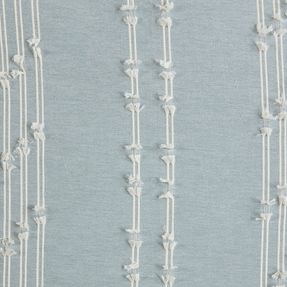 Aqua Cotton Jacquard Comforter Set - Queen Size Comfort