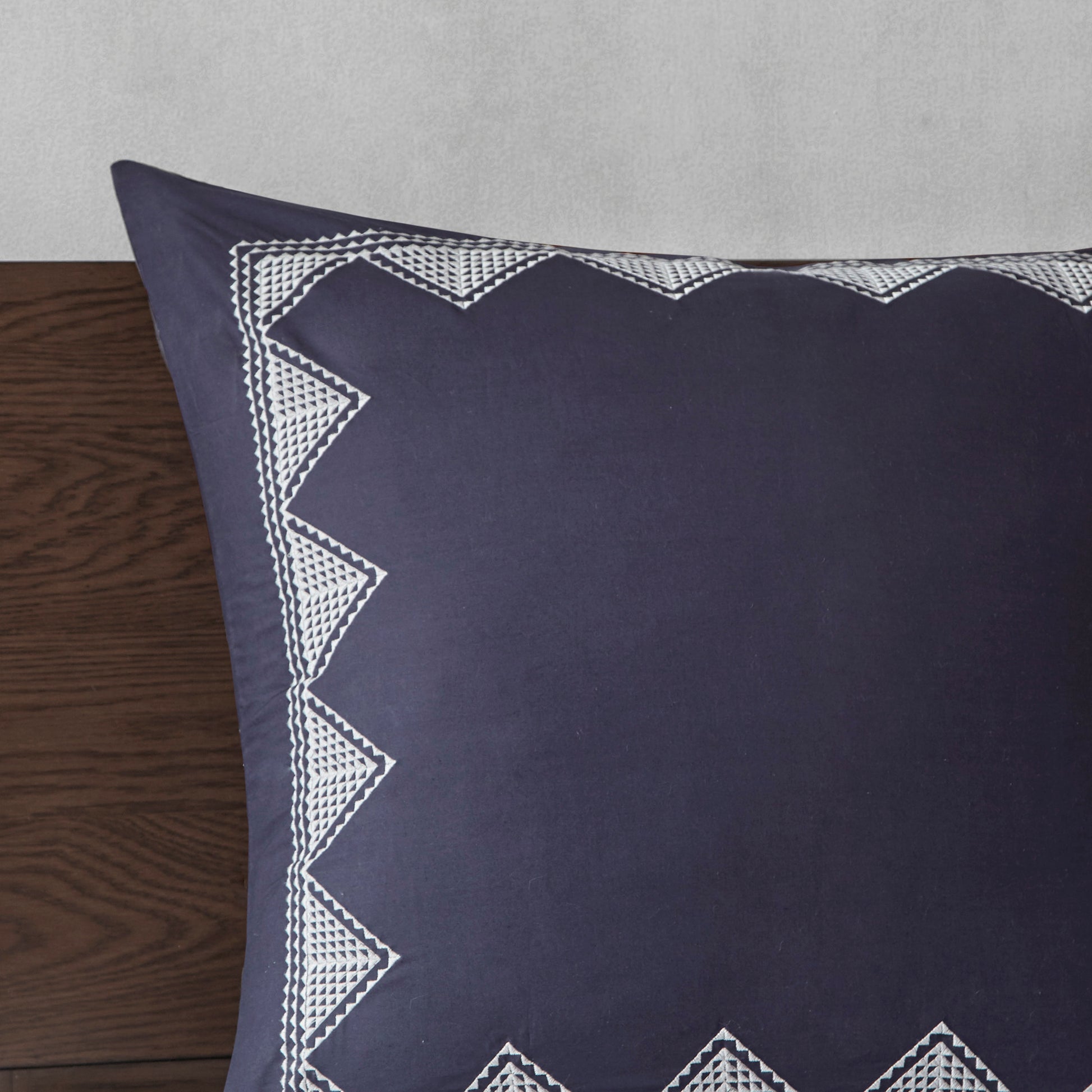 Navy Cotton King Quilt Set - Luxurious Comfort & Style
