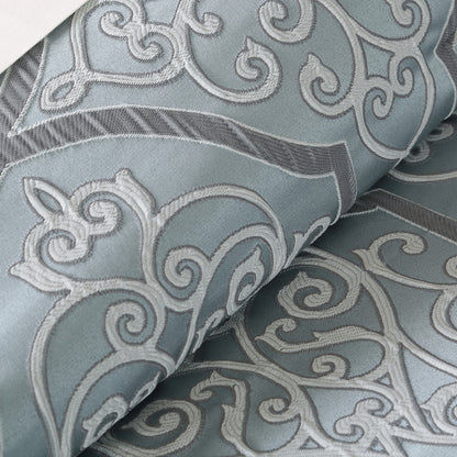 California King Blue Cotton Comforter Set 12 Piece