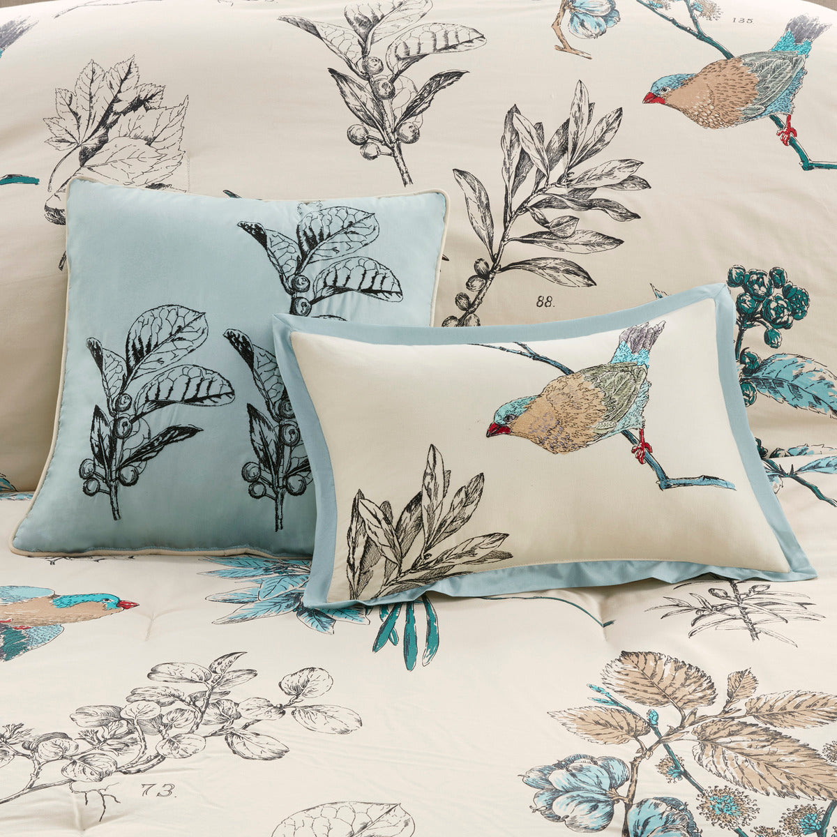 Khaki Cotton King Bedding Set - Luxurious Comfort