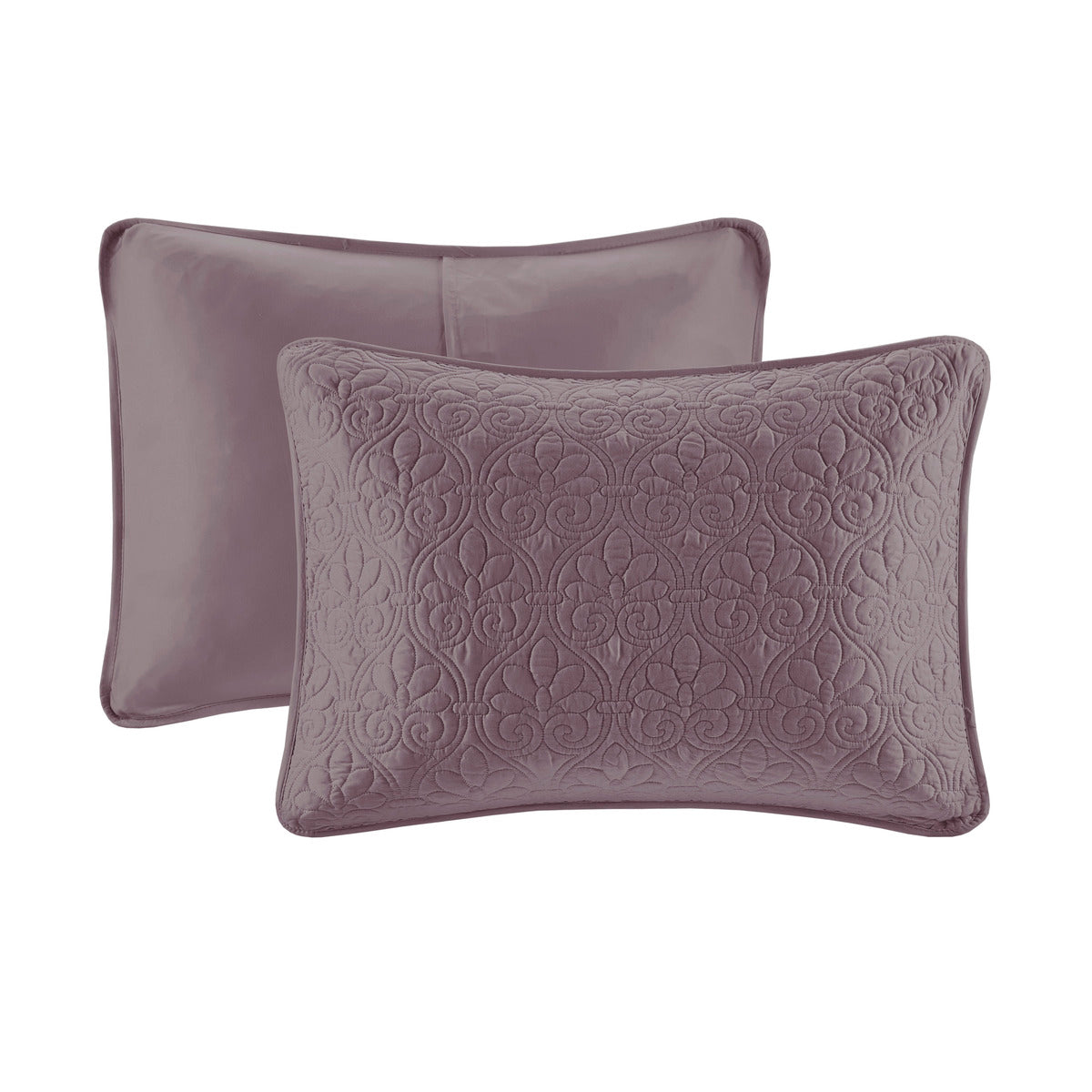 Purple Cotton King/Cal King Reversible Quilt Set