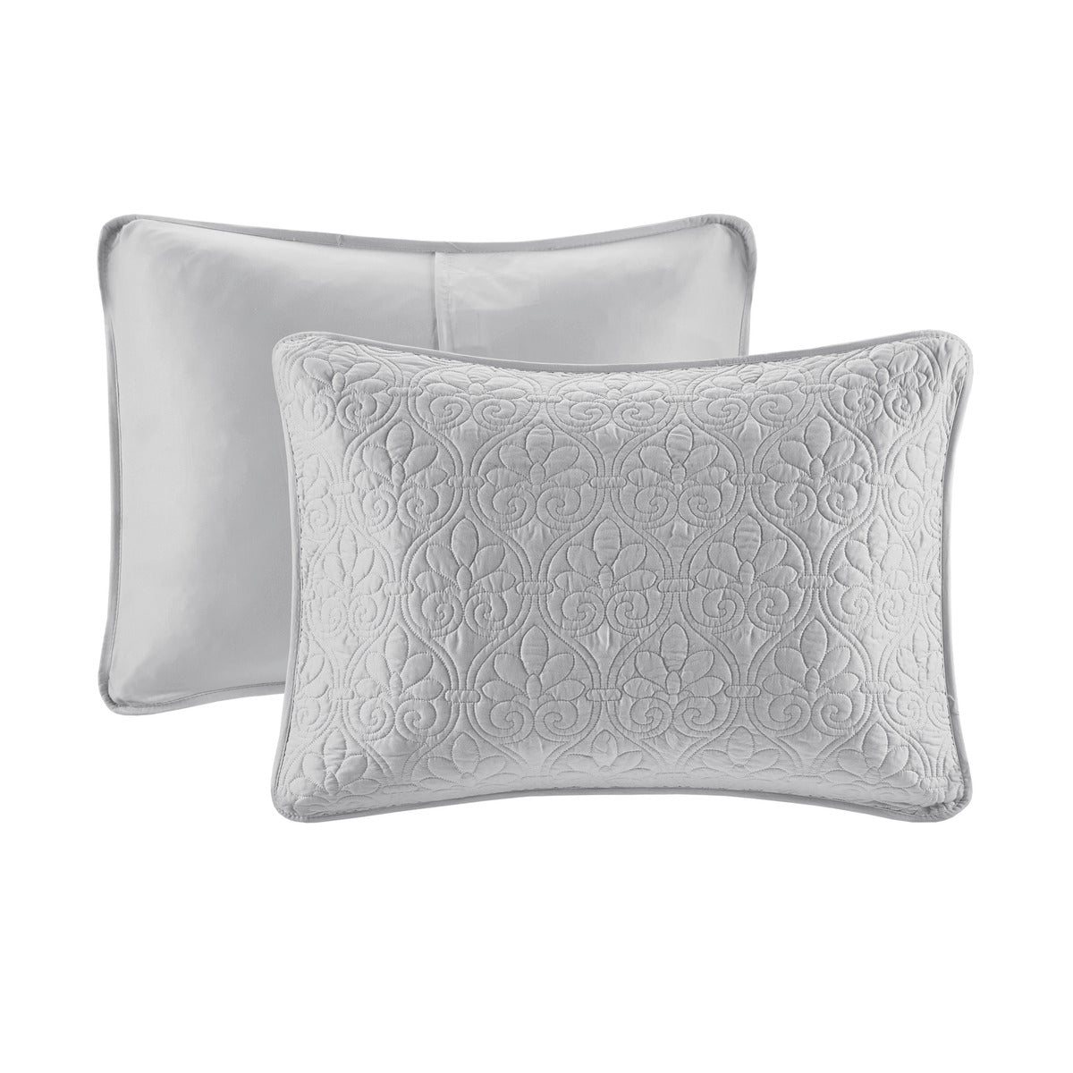 Grey Queen Reversible Bedspread Set - Ultimate Comfort