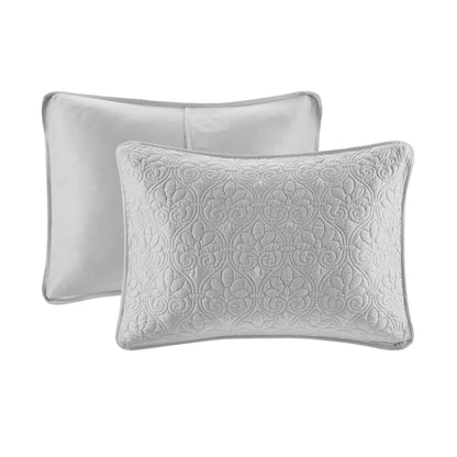 Grey Queen Reversible Bedspread Set - Ultimate Comfort
