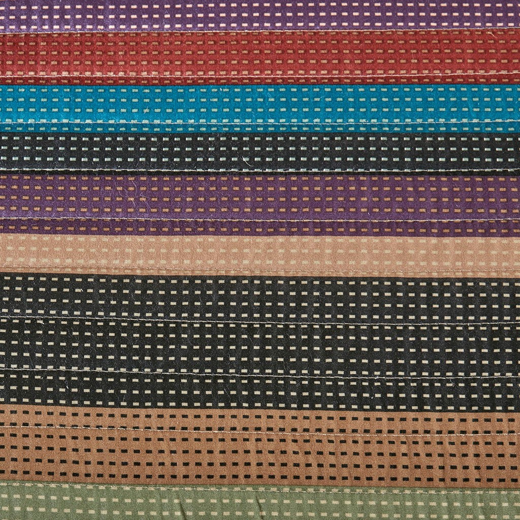 Twin Daybed Cover Set - Multi Lodge Stripe