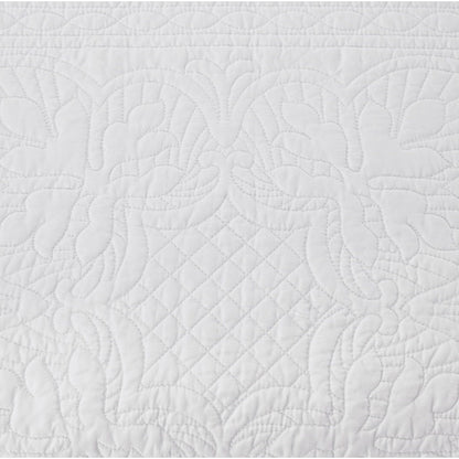 Twin Size White Polyester Daybed Cover Set 6 Piece