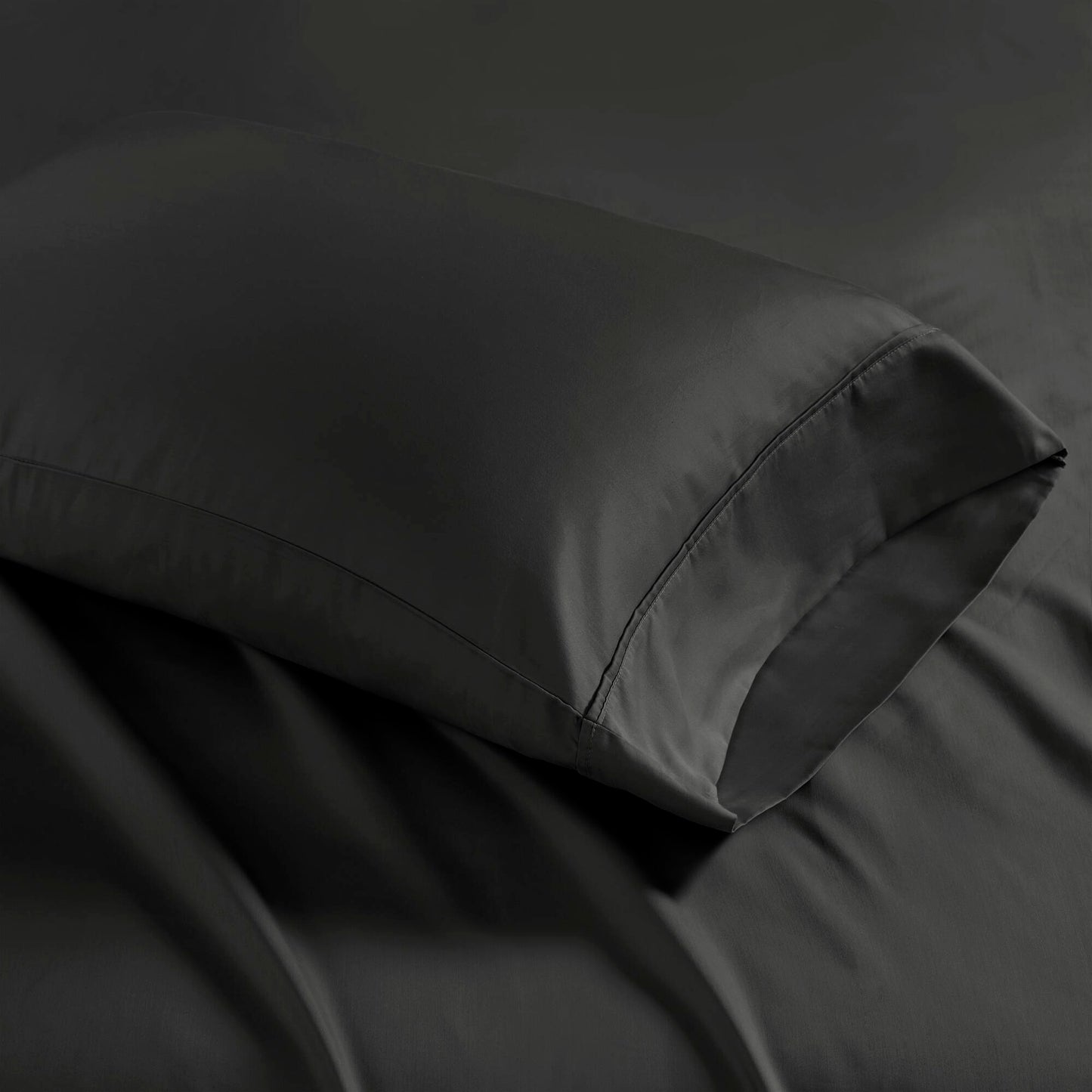 Cal King Cotton Blend Sheet Set - Black