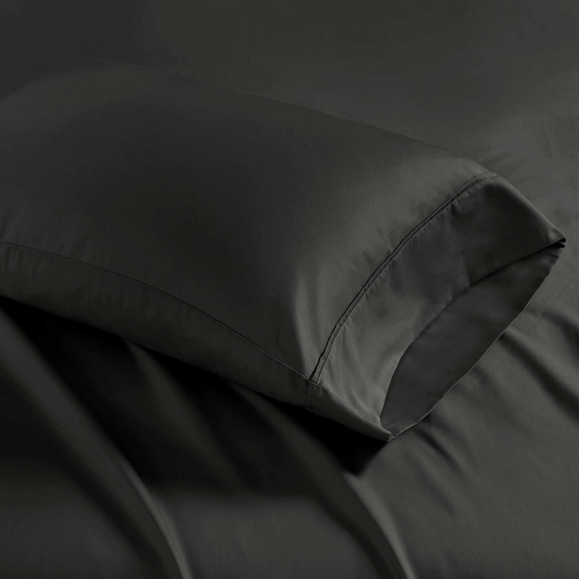 Cal King Cotton Blend Sheet Set - Black