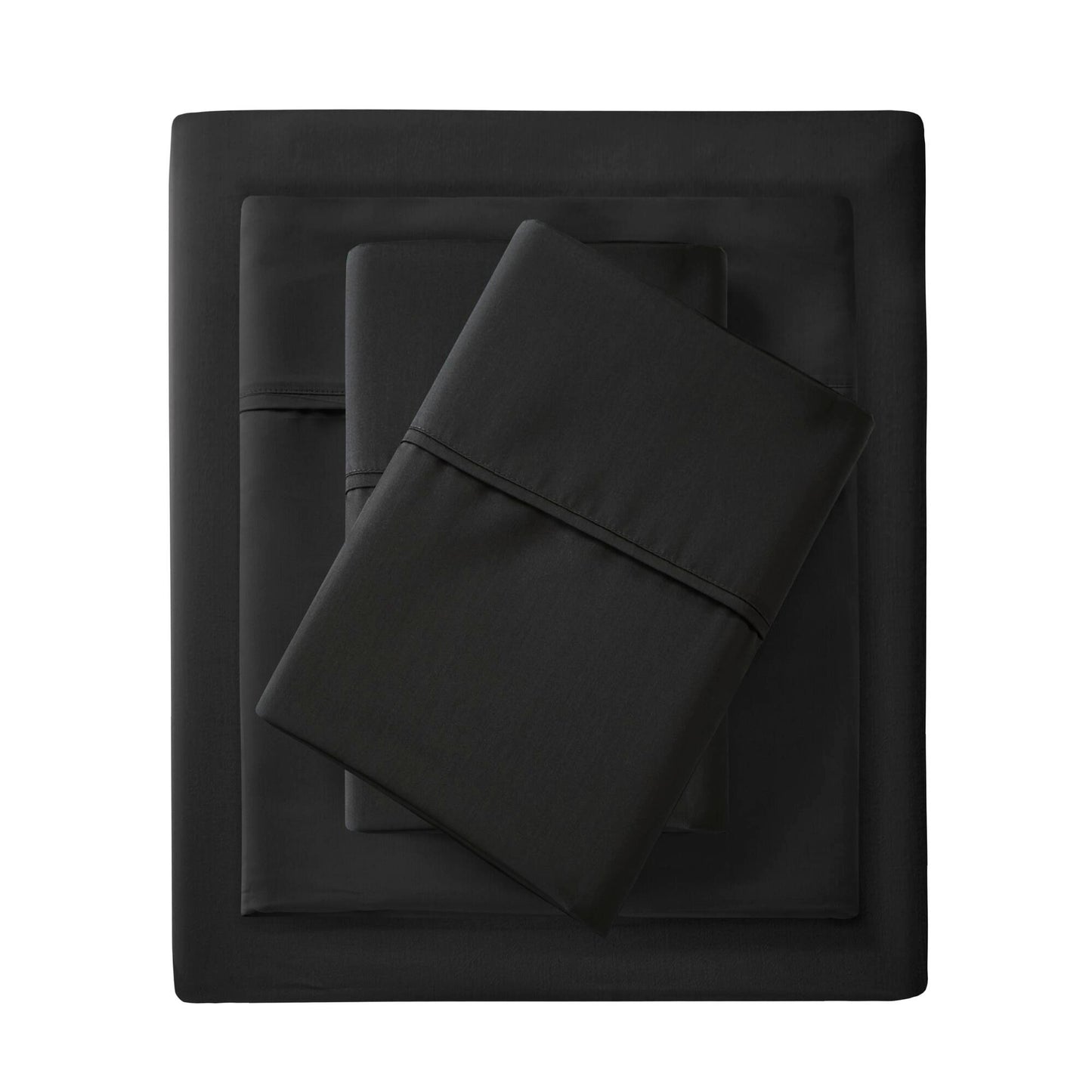 Cal King Cotton Blend Sheet Set - Black