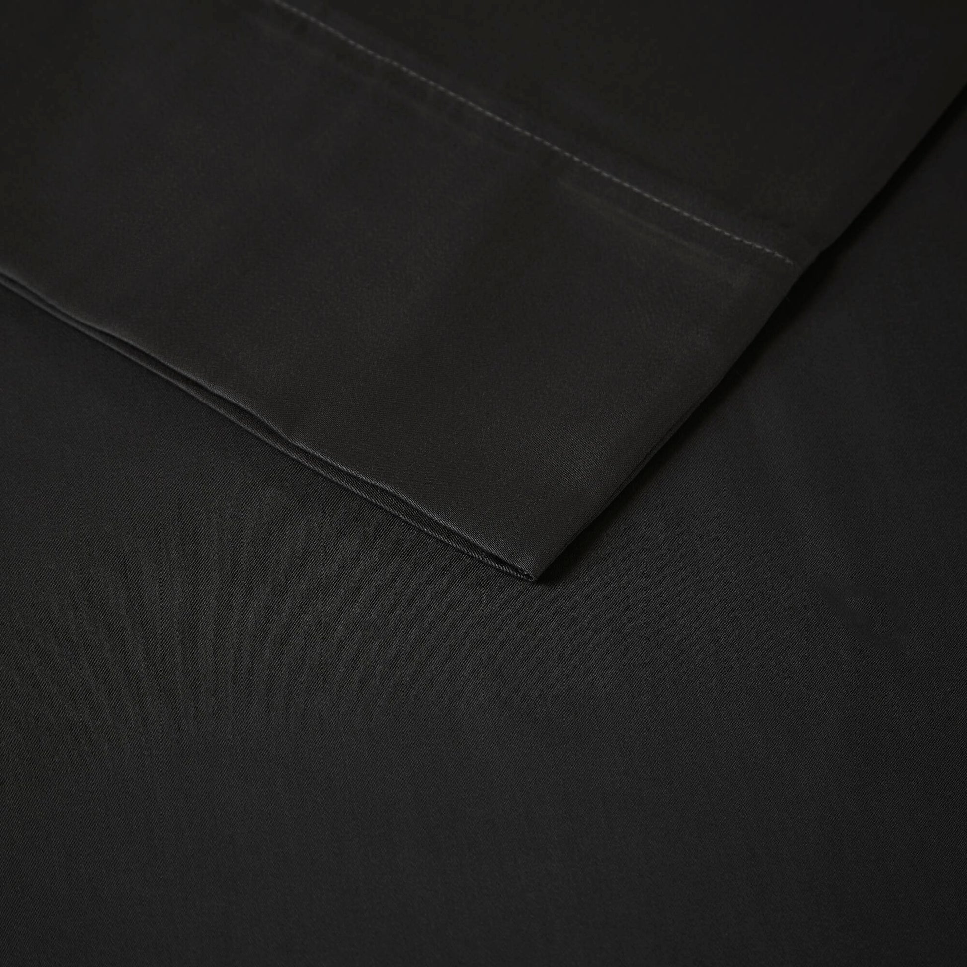 Cal King Cotton Blend Sheet Set - Black