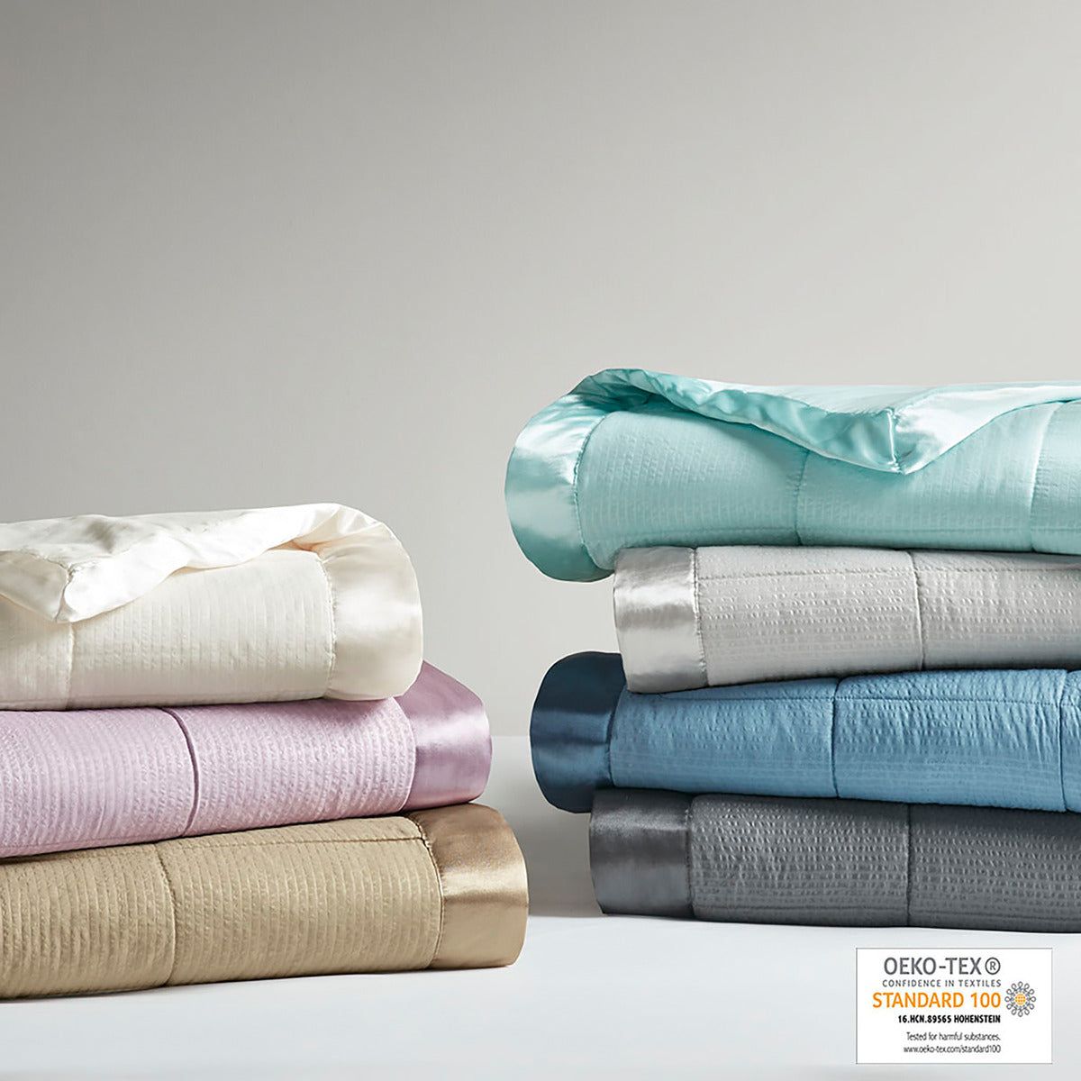 Charcoal Polyester Oversized Blanket Full Queen