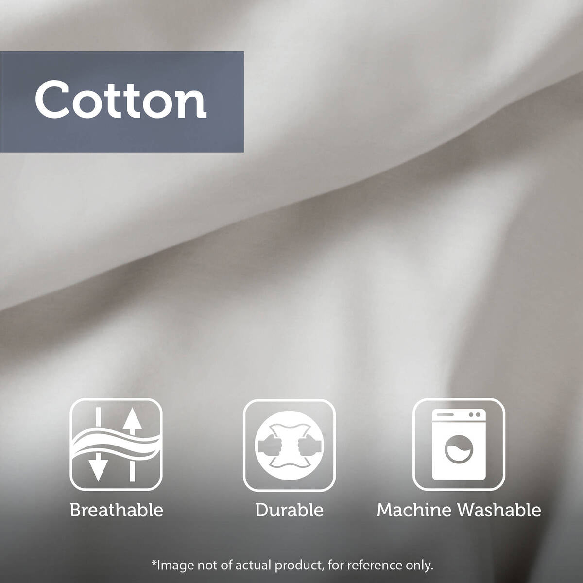Striped Cotton Comforter Set Taupe King/Cal King