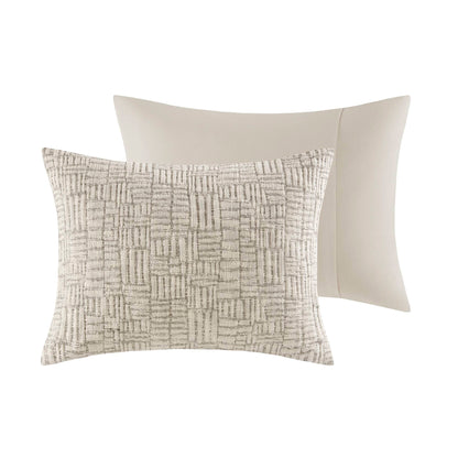 Beige Polyester Comforter Set - Full & Queen Size