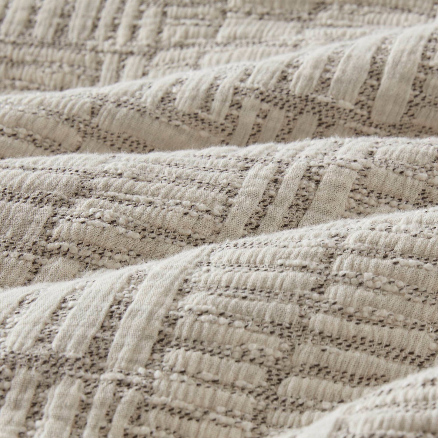 Beige Polyester Comforter Set - Full & Queen Size
