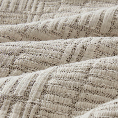 Beige Polyester Comforter Set - Full & Queen Size