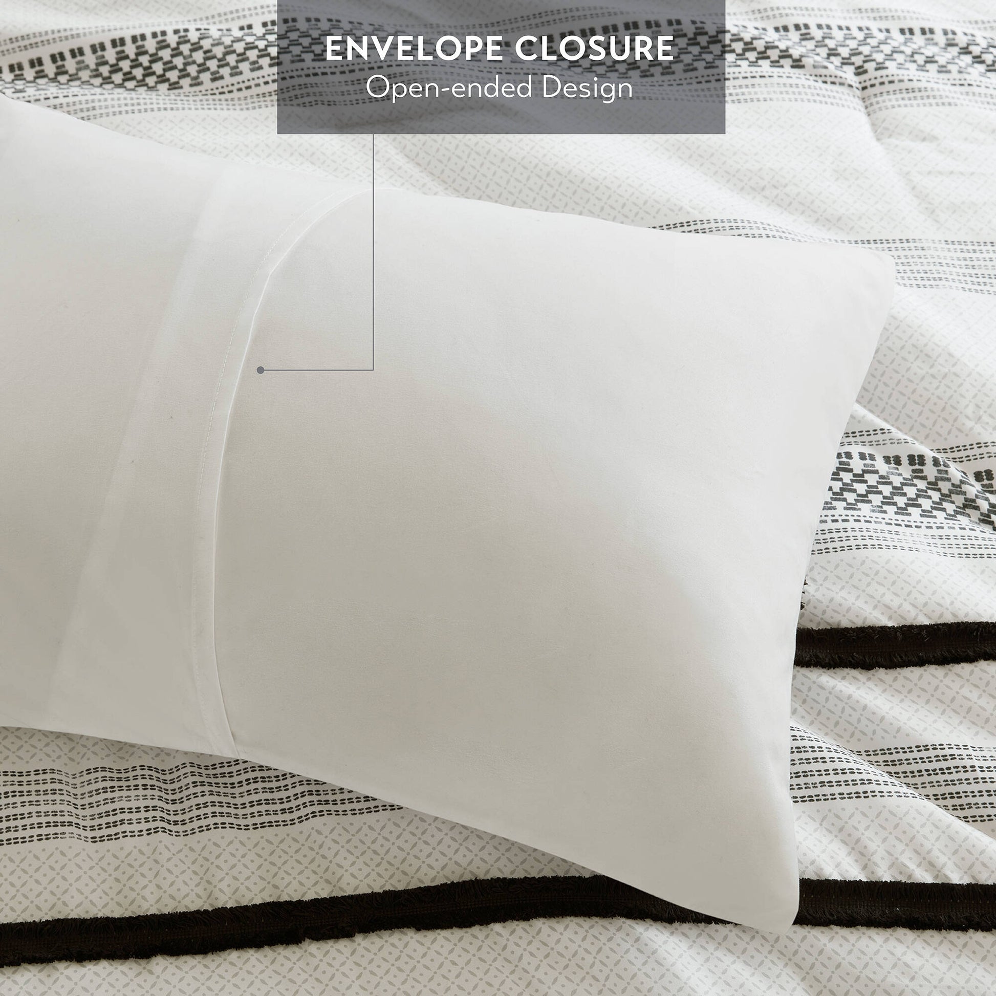 King Stripe Comforter Set - Multicolor Polyester