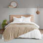 1 PCS Full/Queen 100% Cotton Lightweight Blanket Tan