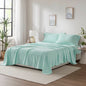 4 PCS Cal King Sheet Set Aqua