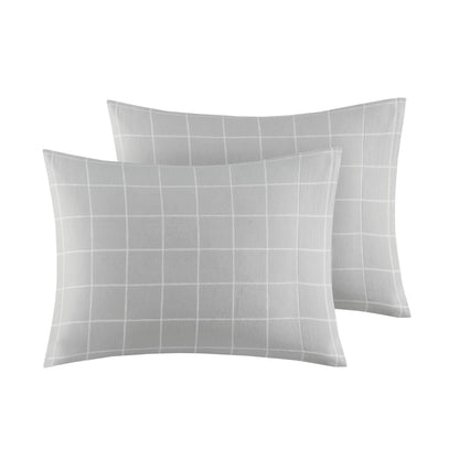Cal King Grey Flannelette Sheet Set 4 Piece