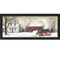 Trendy Decor 4U "Christmas Trees for sale" Framed Wall Art, Modern Home Decor Framed Print for Living Room, Bedroom & Farmhouse Wall Decoration by Billy Jacobs