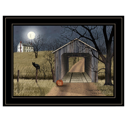 Trendy Decor 4U "Sleepy Hollow Bridge" Framed Wall Art, Modern Home Decor Framed Print for Living Room, Bedroom & Farmhouse Wall Decoration by Billy Jacobs