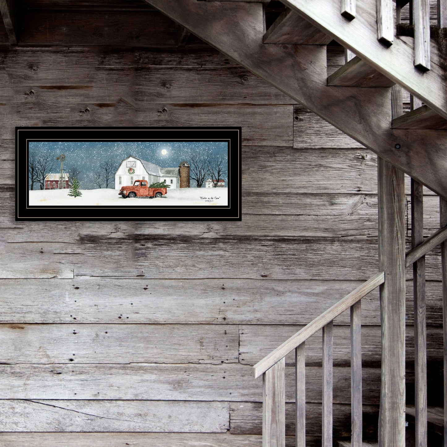 Multicolor Paper Wall Art - Farmhouse Living Room Decor