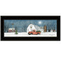 Trendy Decor 4U "Winter on The Farm" Framed Wall Art, Modern Home Decor Framed Print for Living Room, Bedroom & Farmhouse Wall Decoration by Billy Jacobs