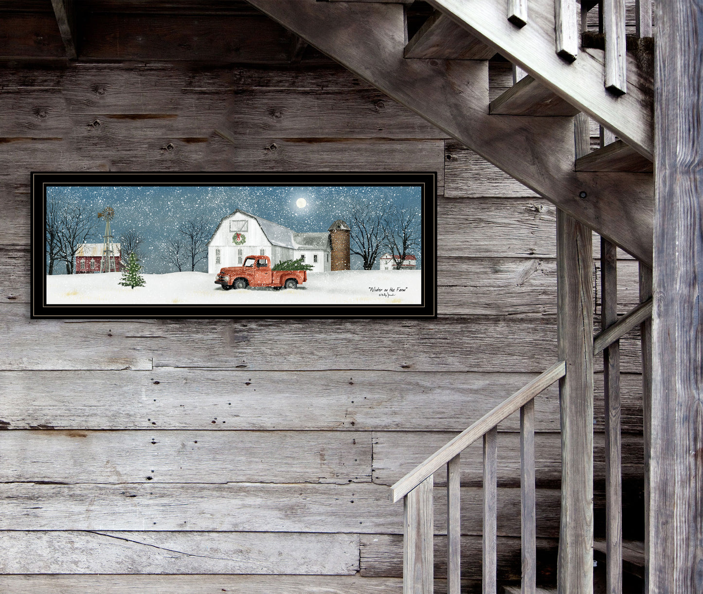 Multicolor Paper Wall Art - Farmhouse Living Room Decor