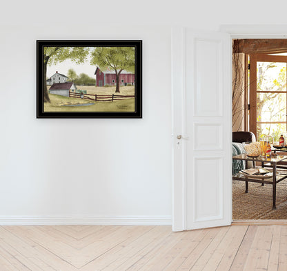 Trendy Framed Wall Art - The Old Spring House Multicolor Paper