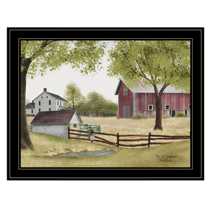 Trendy Decor 4U "The Old Spring House" Framed Wall Art, Modern Home Decor Framed Print for Living Room, Bedroom & Farmhouse Wall Decoration by Billy Jacobs